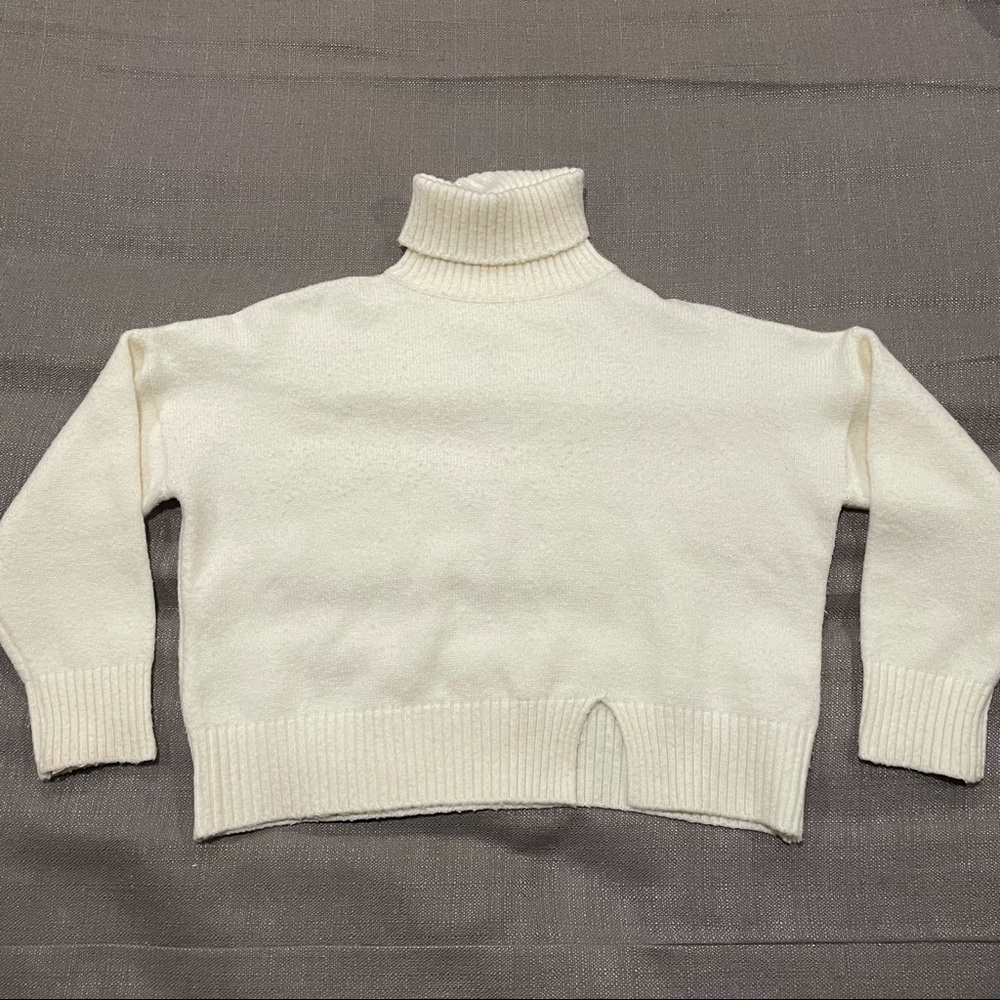 Cream Turtleneck